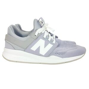 New Balance Revlite 247 Womens 10 Sneakers Shoes Gray White NB Rev Lite EUC Grey